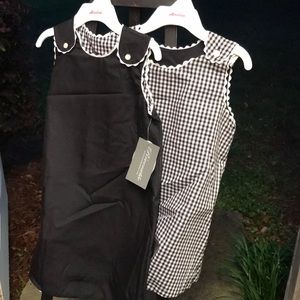 Black Reversible A Line Dress monogram custom blank